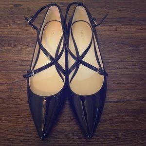 Glossy Black Women's Shoes