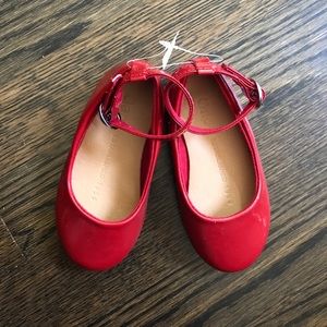 Red Mary Janes