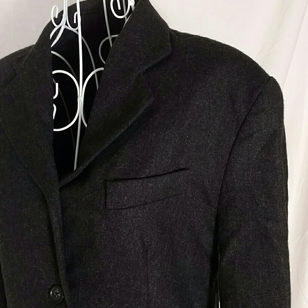 90s vintage dark grey Banana Republic wool blazer