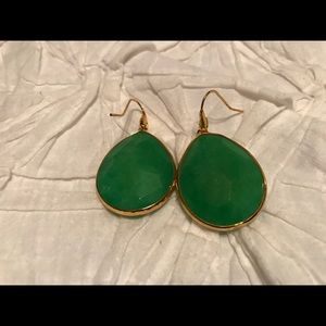 Stella and dot green earrings