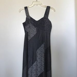 Vintage Young Innocent by Arpeja Navy/White Dress