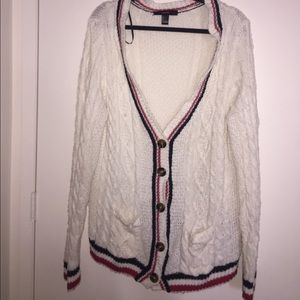 A cardigan