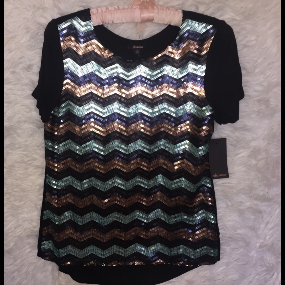 Multicolored Sequined Shirt