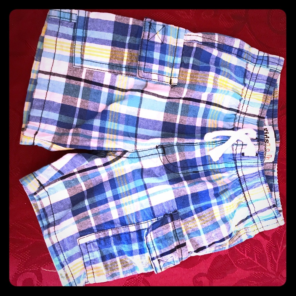18 month plaid shorts