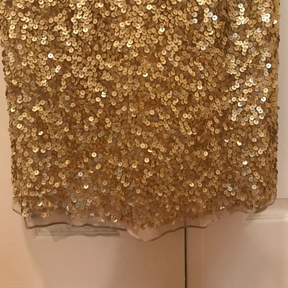 Primavera Gold Sequence Gown - Picture 5 of 5