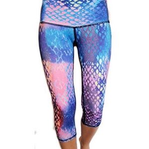Brand new Teeki Goddess Capri Mermaid Yoga pants