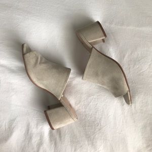 Suede Block Slides Suede Block Slides