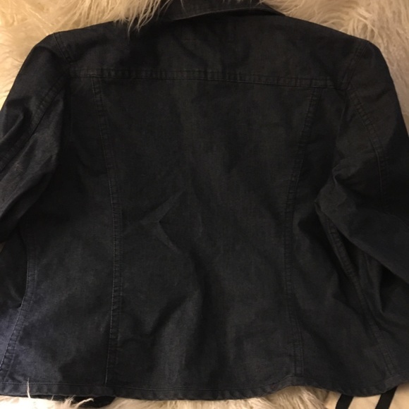 Stretch denim fitted jacket size Meduim - Picture 3 of 3