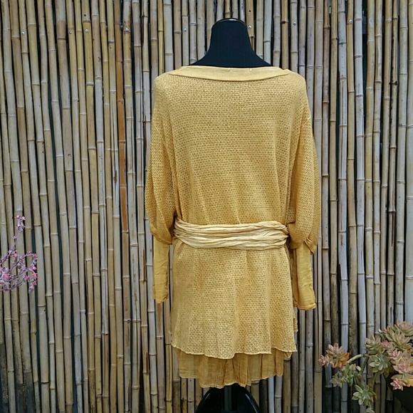 Goldenrod Bohemian Gypsy Dress from Italy! - Picture 2 of 8