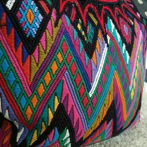 DC Guatemala mini bumblebee huipil bag