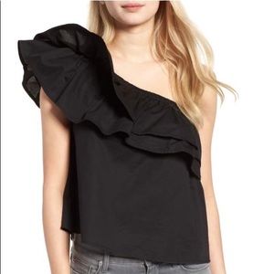NWT Sincerely Jules One Shoulder Top