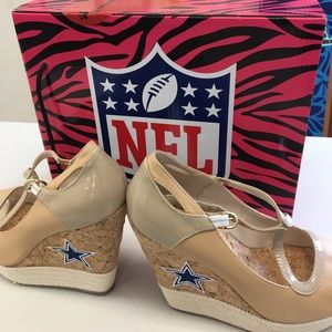 Dallas Cowboys Wedge Shoes