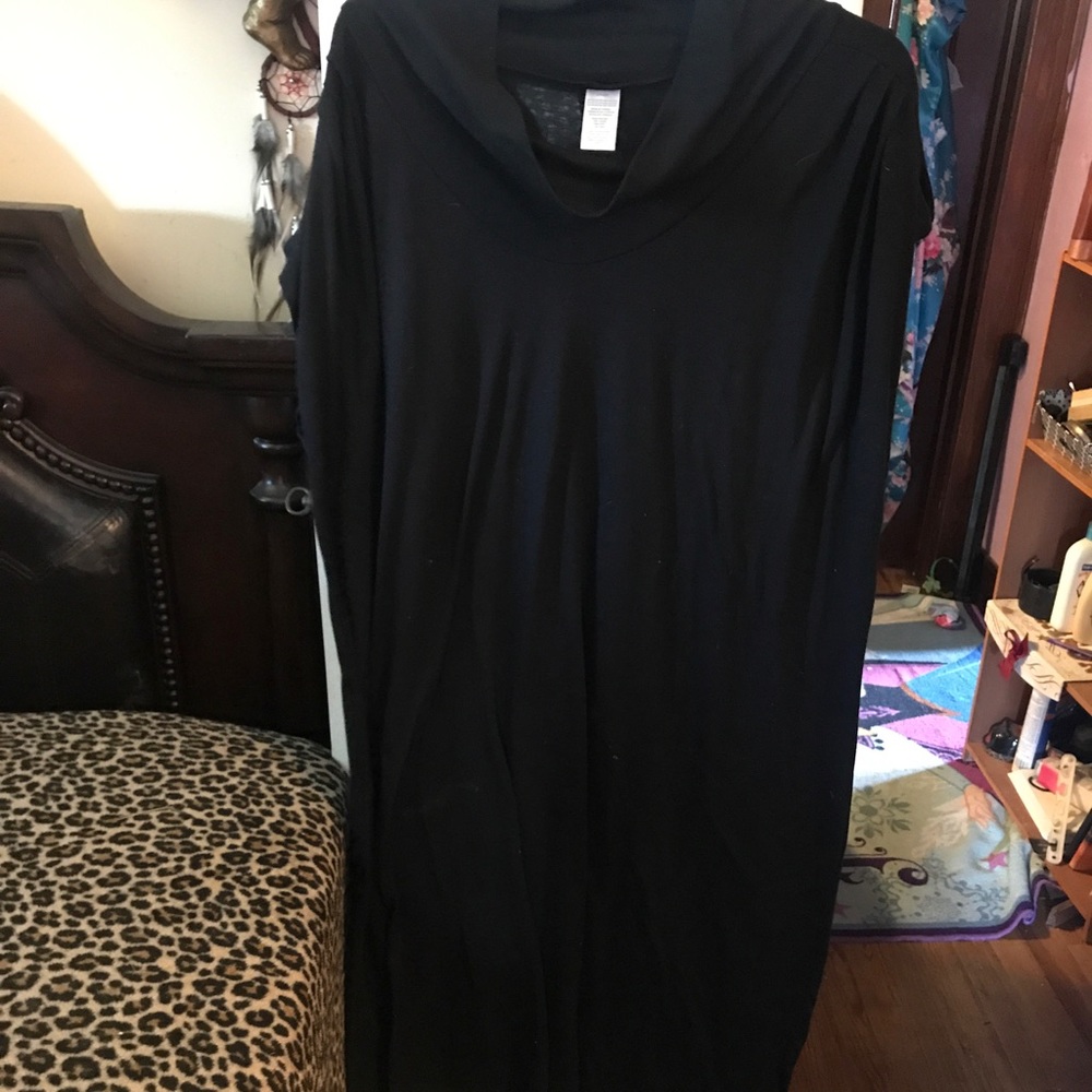 Cowl neck dress plus 2x