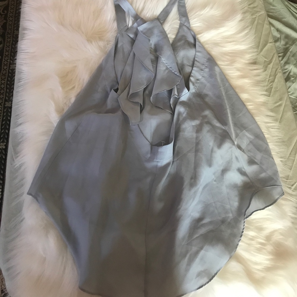 NWOT BCBG Ruffle Back Tank