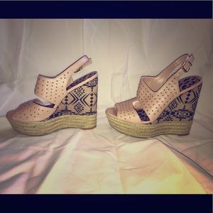 Jessica Simpson Aztec Wedges