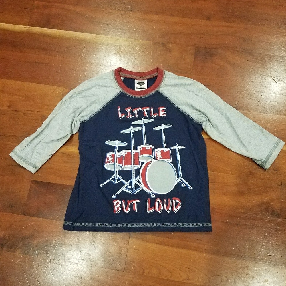 Mulberribush Boys Long Sleeve Baseball Tee