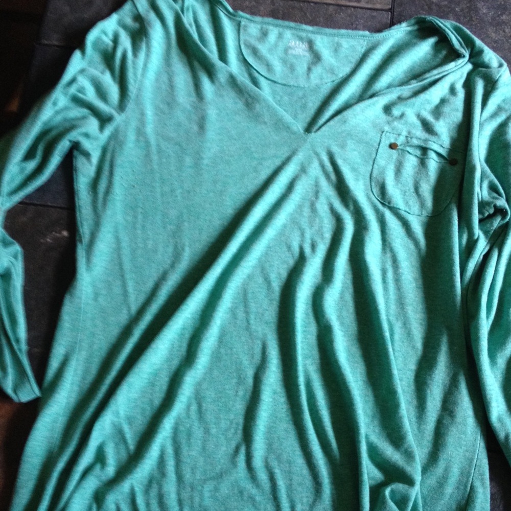 Ana green blouse