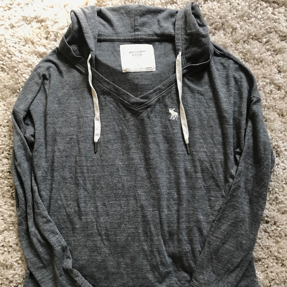 Abercrombie & Fitch lightweight grey pullover