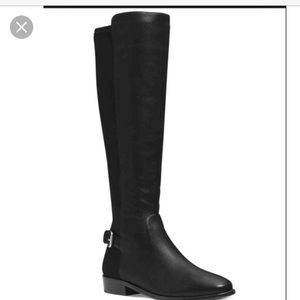 Coach leather boots.