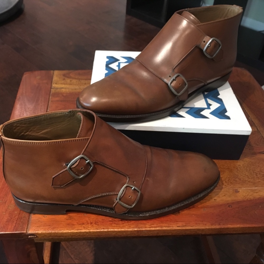Jimmy choo double monk strap Italian boots. Men's!