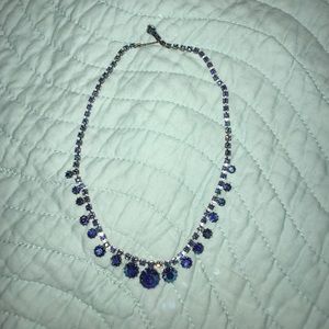 Blue jewel necklace! Offers welcome!