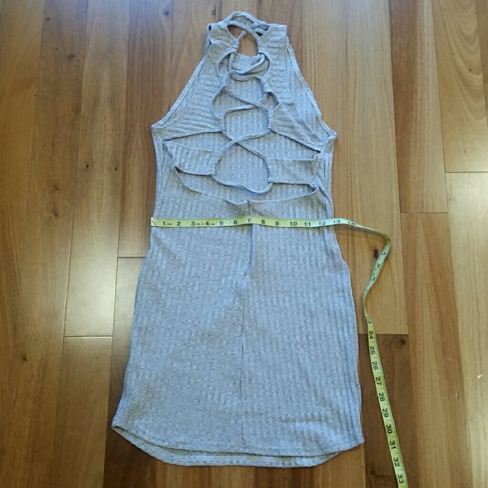 ✅SOLD✅Caged Back Ribbed Bodycon Dress - Picture 4 of 8