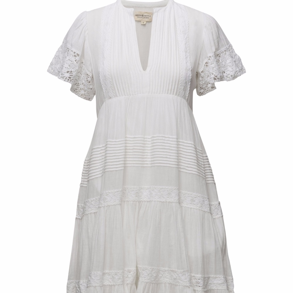 ISO White Denim & Supply Dress size M