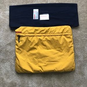 Prada Yellow Sport Messenger Bag