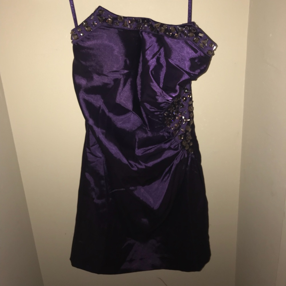 Purple prom dress