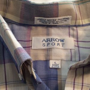 Shirt mens short sleeve