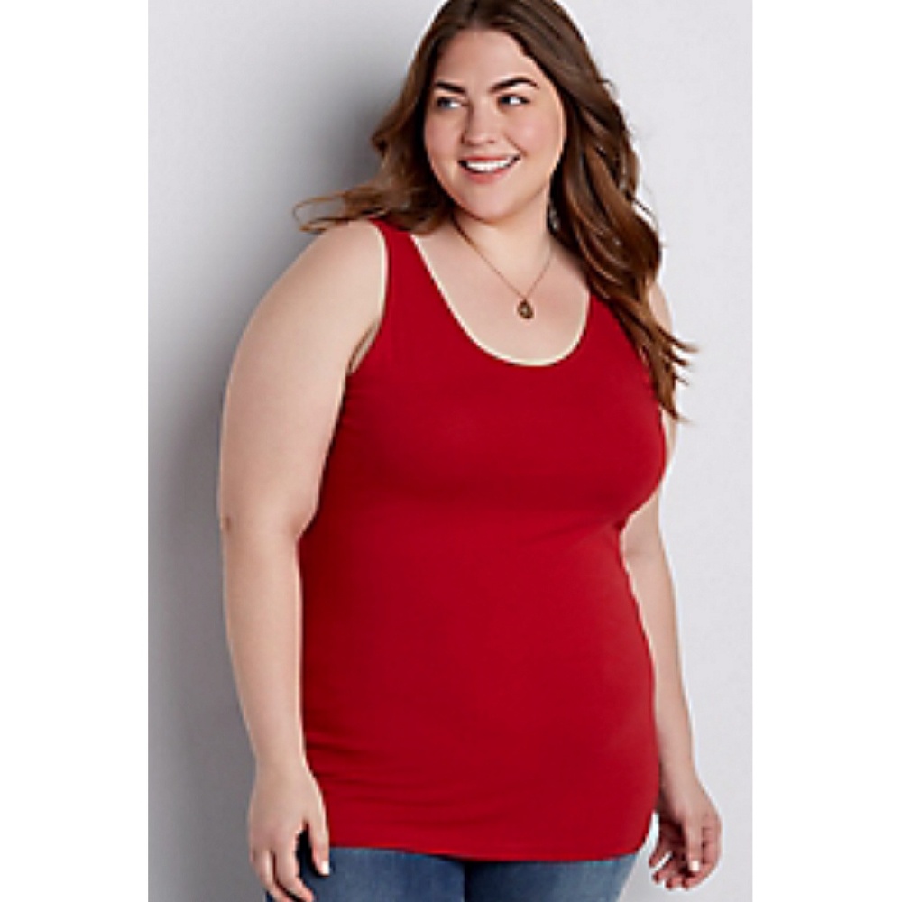 NWT Maurices Scoop Neck Tang Top