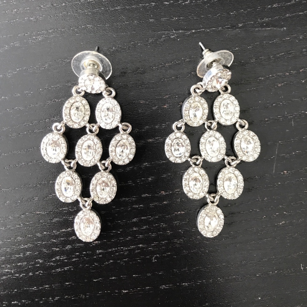 BCBG chandelier earrings