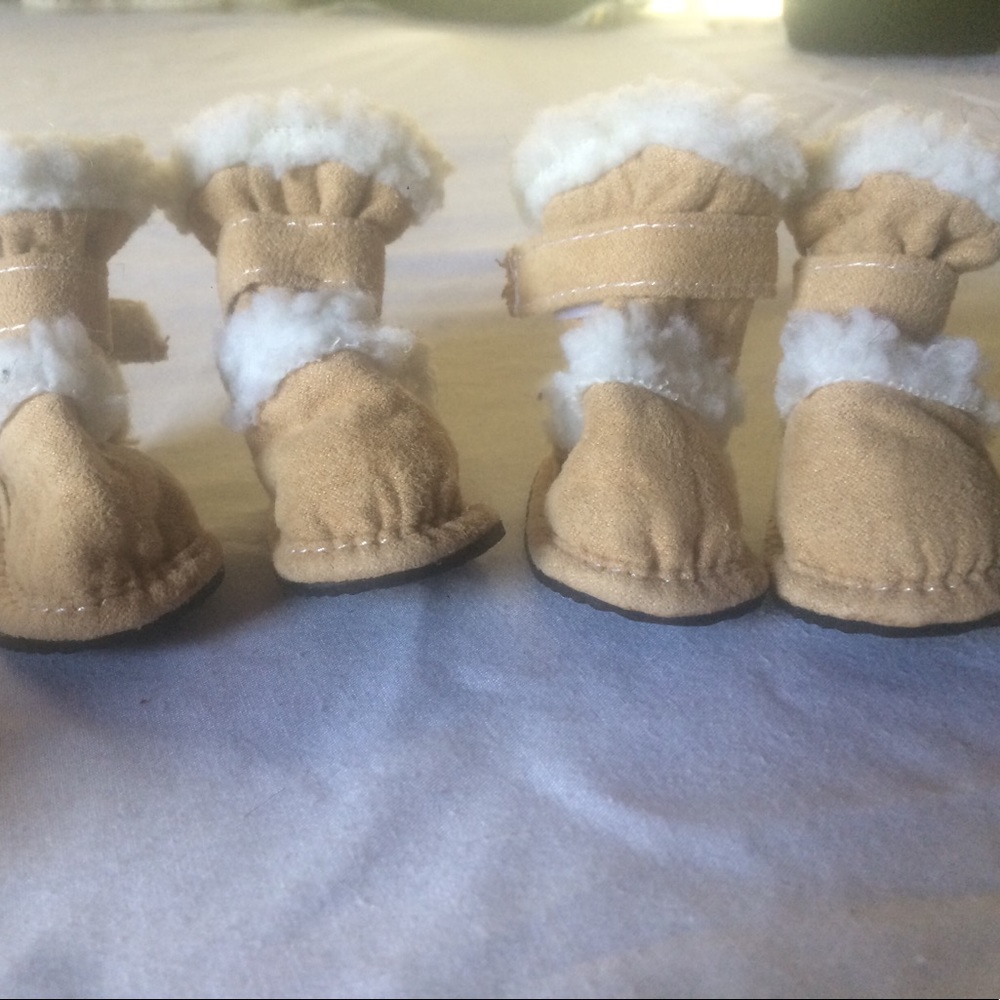🐶PET LIFE Fur baby winter boots. Real Thinsulate
