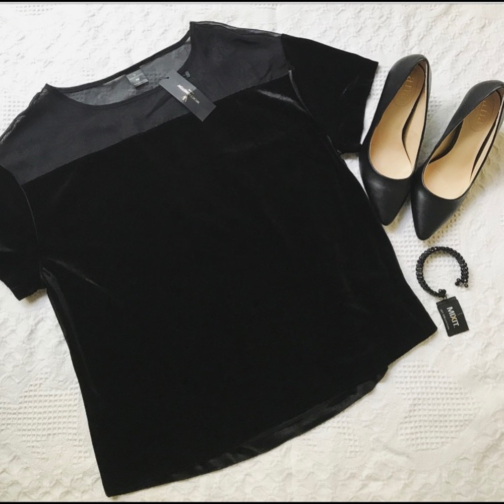 Worthington Black Top/Blouse