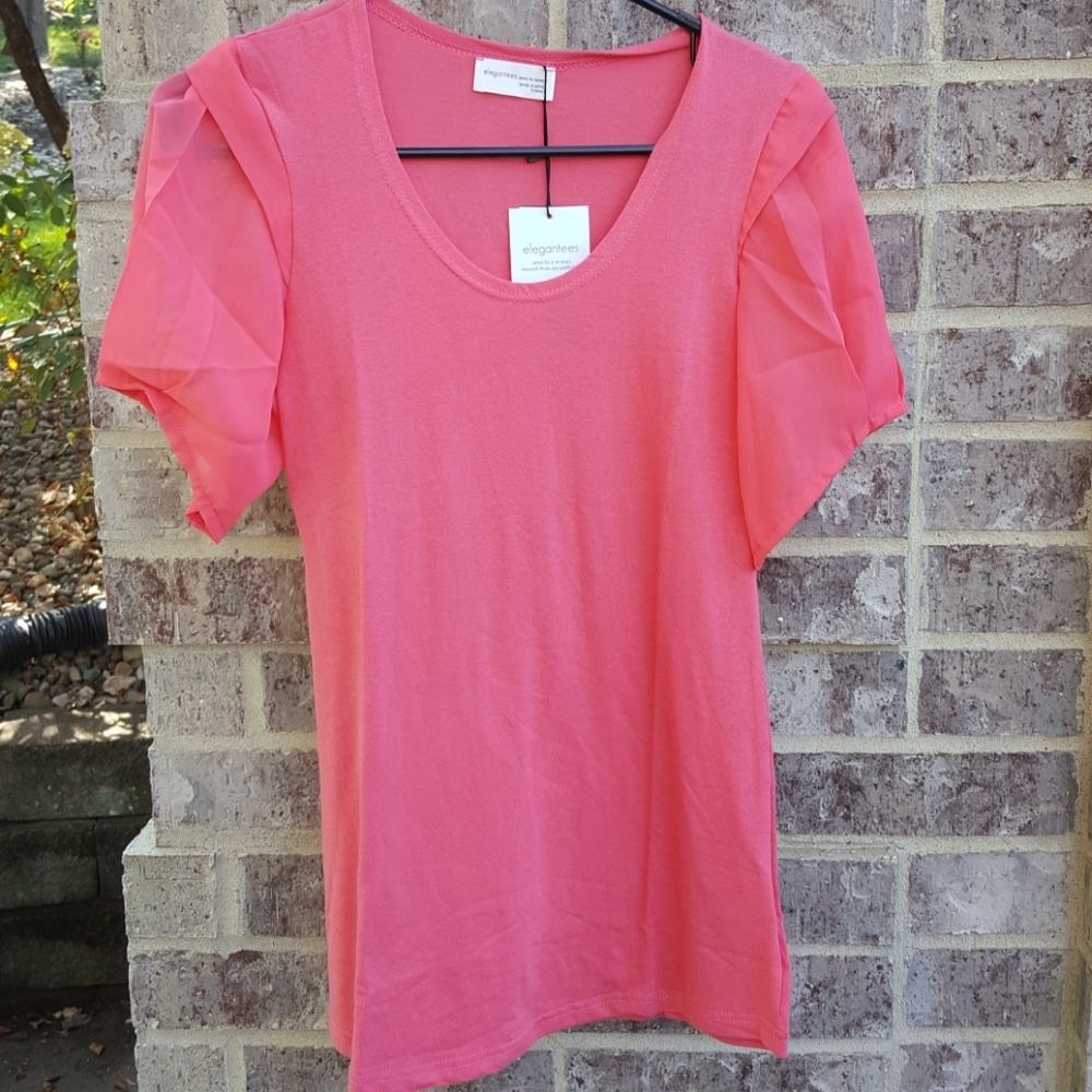 Pink top with