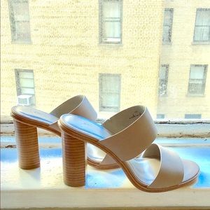 Joie 3.5" Wooden Block Heel Sandal