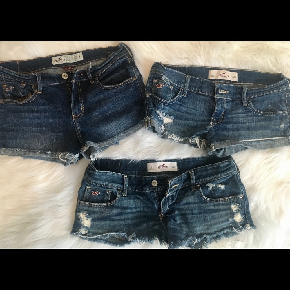 Hollister Shorts Bundle! 3 pairs. Size 3
