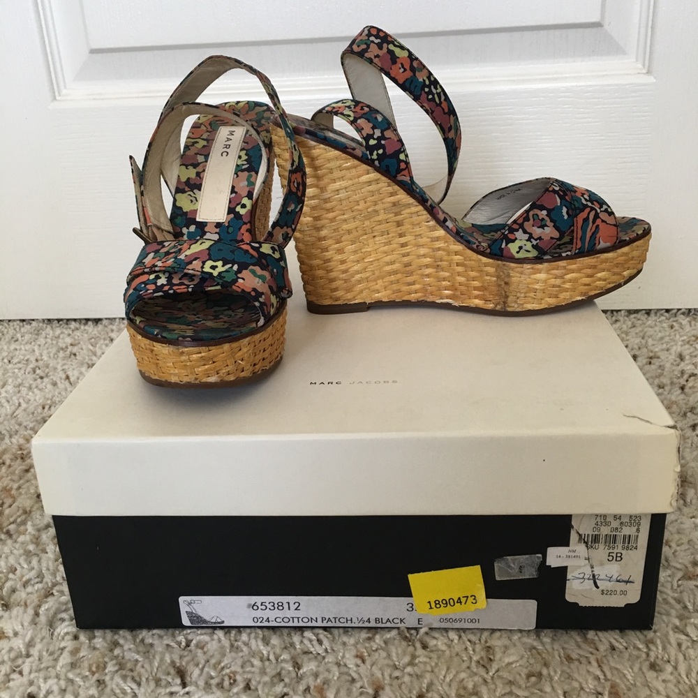 Marc Jacobs Floral Wedge