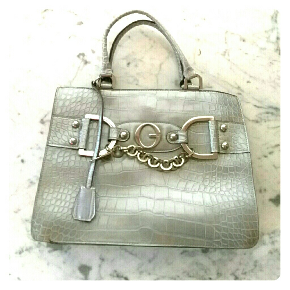 Silver Guess purse