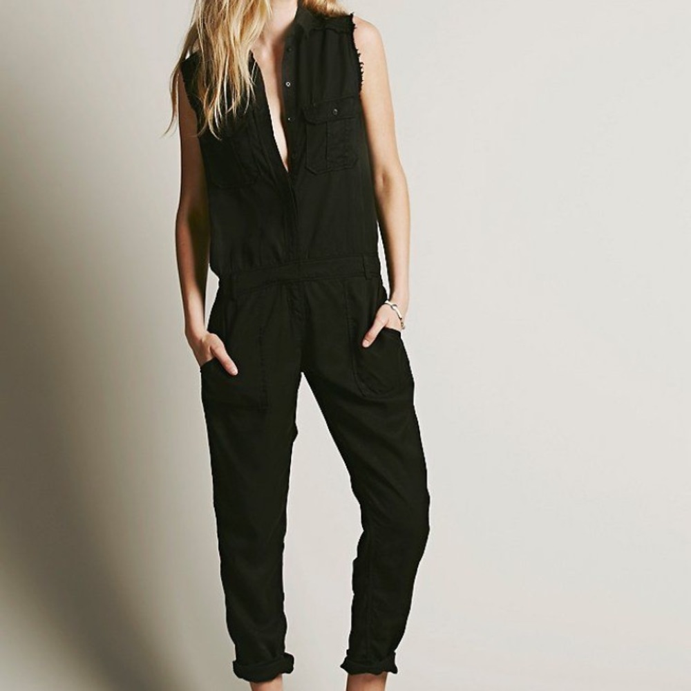 Etienne Marcel Black Jumpsuit
