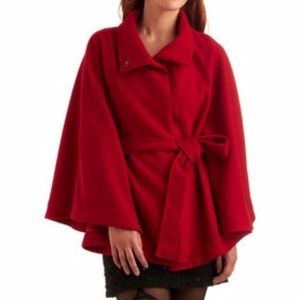 Classic Red Cape by ModCloth