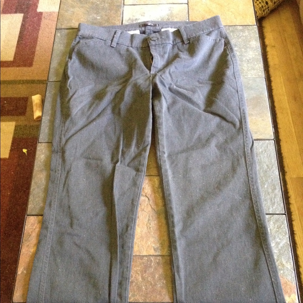 Dark gray dress pants