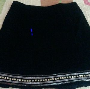 American Eagle navy blue corduroy skirt