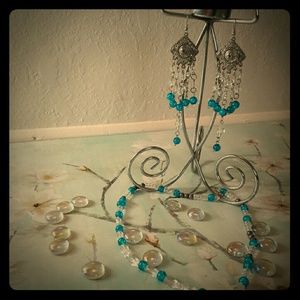 Earrings & necklace