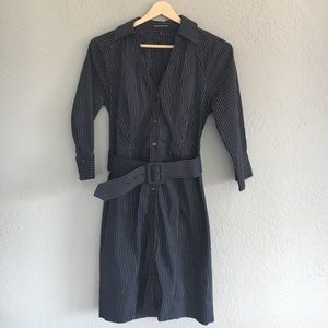 Express Design Studios dress shirt dress with belt