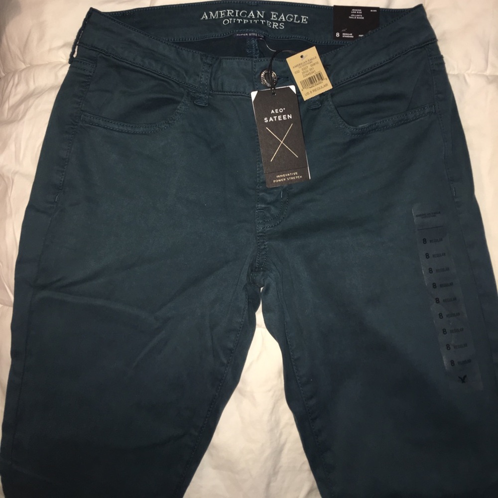 Brand New American Eagle AEO sateen jeggings