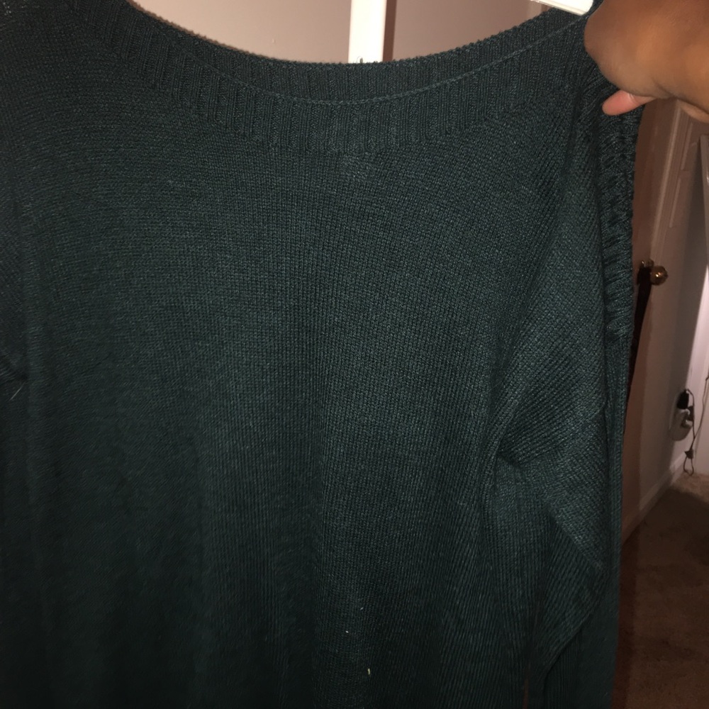 Green sweater