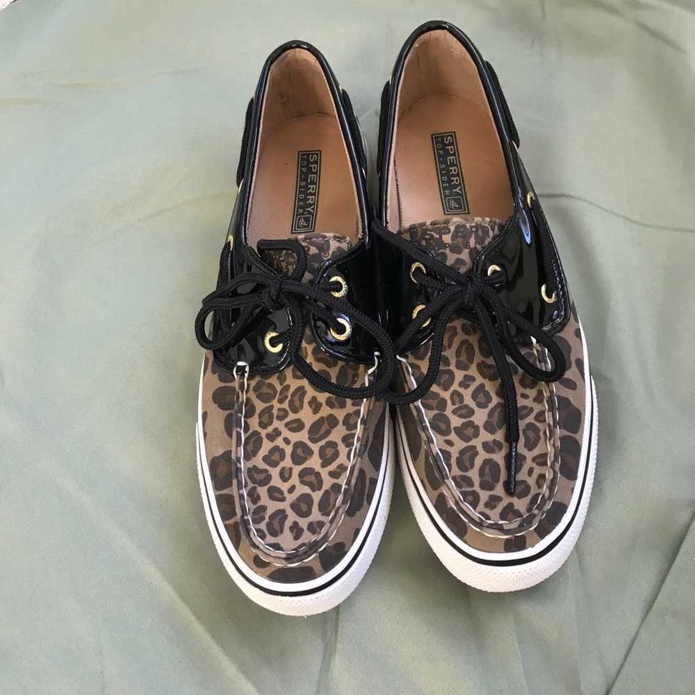 Limited Edition Cheetah Sperry boat shoes