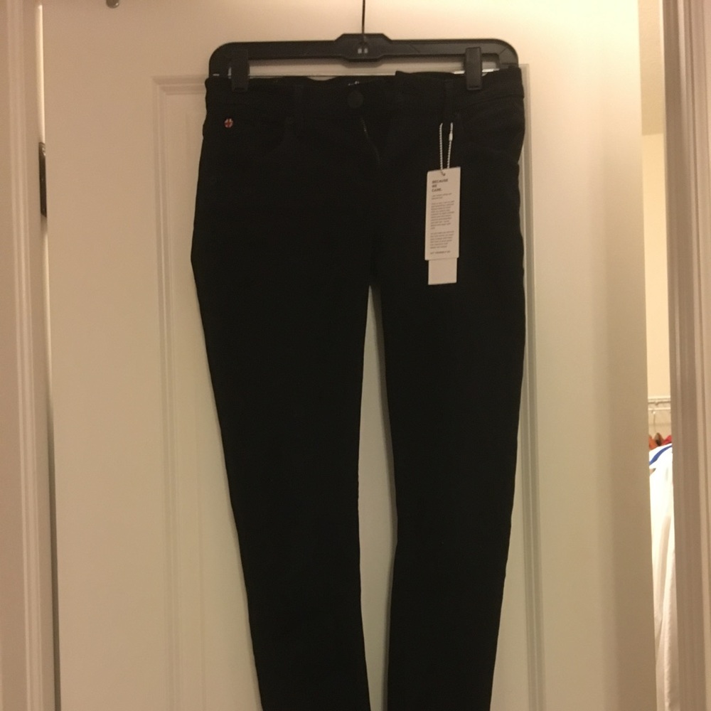 Hudson Jeans Lydia super skinny black denim 25