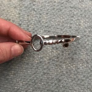 Fossil silver key bracelet